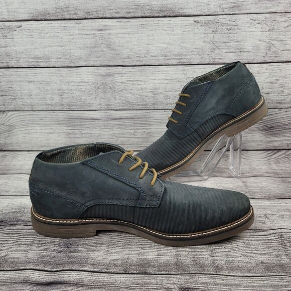 Mens Bugatti Ribbed Detailed Low Ankle Boots 311-60932-1500 Size EU 43 US 9 - Picture 2 of 7